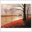 cross stitch pattern Before the Last Leaves Fall (Large)