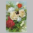 cross stitch pattern Butterfly and Roses
