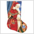 cross stitch pattern Christmas Delivery Stocking (Right)