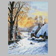 cross stitch pattern Cottages and Sledgers