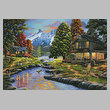 cross stitch pattern Going to the Sun View