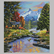 cross stitch pattern Going to the Sun View (Crop)