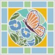cross stitch pattern Stained Glass Square 5