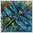 cross stitch pattern Dragonfly Painting
