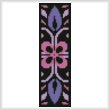 cross stitch pattern Ornamental Bookmark 2