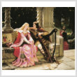 cross stitch pattern Tristan and Isolde