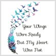 cross stitch pattern Your Wings (Watercolour)