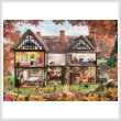 cross stitch pattern Autumn House (Large)