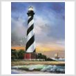 cross stitch pattern Cape Hatteras Lighthouse