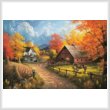 cross stitch pattern Country Blessings Painting