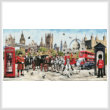 cross stitch pattern London Panorama