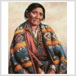 cross stitch pattern Navajo Indian Woman (Large)
