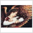 cross stitch pattern Mini The Angel and the Dove