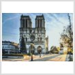 cross stitch pattern Notre Dame