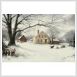 cross stitch pattern Old Country Farm