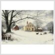cross stitch pattern Old Country Farm (Large)