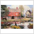 cross stitch pattern Reflections on Country Living