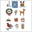 cross stitch pattern SewLittleStitches Christmas Collection 1