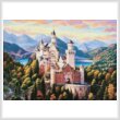 cross stitch pattern Castle in the Mountains (Large)