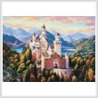 cross stitch pattern Castle in the Mountains