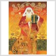 cross stitch pattern Klimt Santa (Large)