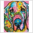 cross stitch pattern Bloodhound
