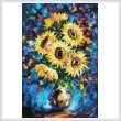 cross stitch pattern Night Sunflowers (Large)