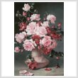 cross stitch pattern Pink Roses in a Vase 2 (Large)