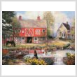 cross stitch pattern Reflections on Country Living (Large)