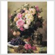 cross stitch pattern Still Life with a Vase of Flowers Large