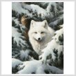 cross stitch pattern Arctic Fox (Large)