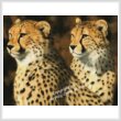 cross stitch pattern Cheetah Brothers (Large)