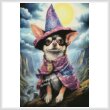 cross stitch pattern Chihuahua Wizard (Large)