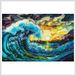 cross stitch pattern Colourful Ocean (Large)