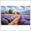 cross stitch pattern Lavender Farm (Large)