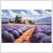 cross stitch pattern Mini Lavender Farm