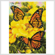 cross stitch pattern Mini Monarch Butterflies