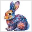 cross stitch pattern Abstract Bunny (Large)