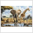 cross stitch pattern African Animals (Large)