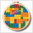 cross stitch pattern Blocks Hoop (Extra Large)