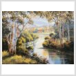 cross stitch pattern Down by the Riverside (Large)