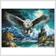 cross stitch pattern Flight of a Night Owl (Large)