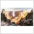 cross stitch pattern Grand Canyon of the Yellowstone (Large)