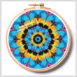 cross stitch pattern Kaleidoscope 3 Hoop (Large)