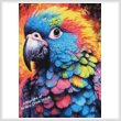 cross stitch pattern Mini Colourful Parrot