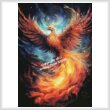 cross stitch pattern Majestic Phoenix (Large)