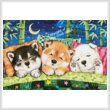 new cross stitch pattern - Mini Shiba Puppies Happy Dreams