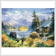 cross stitch pattern Mountain Morning (Large)