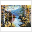 cross stitch pattern Northwoods Retreat (Large)