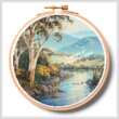 cross stitch pattern Ovens Valley, Autumn Hoop (Large)